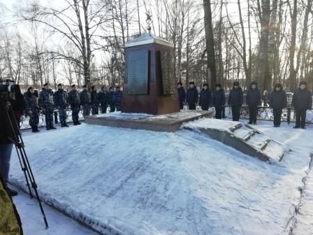 Митинг, посвященный 76-ой годовщине снятия блокады Ленинграда
